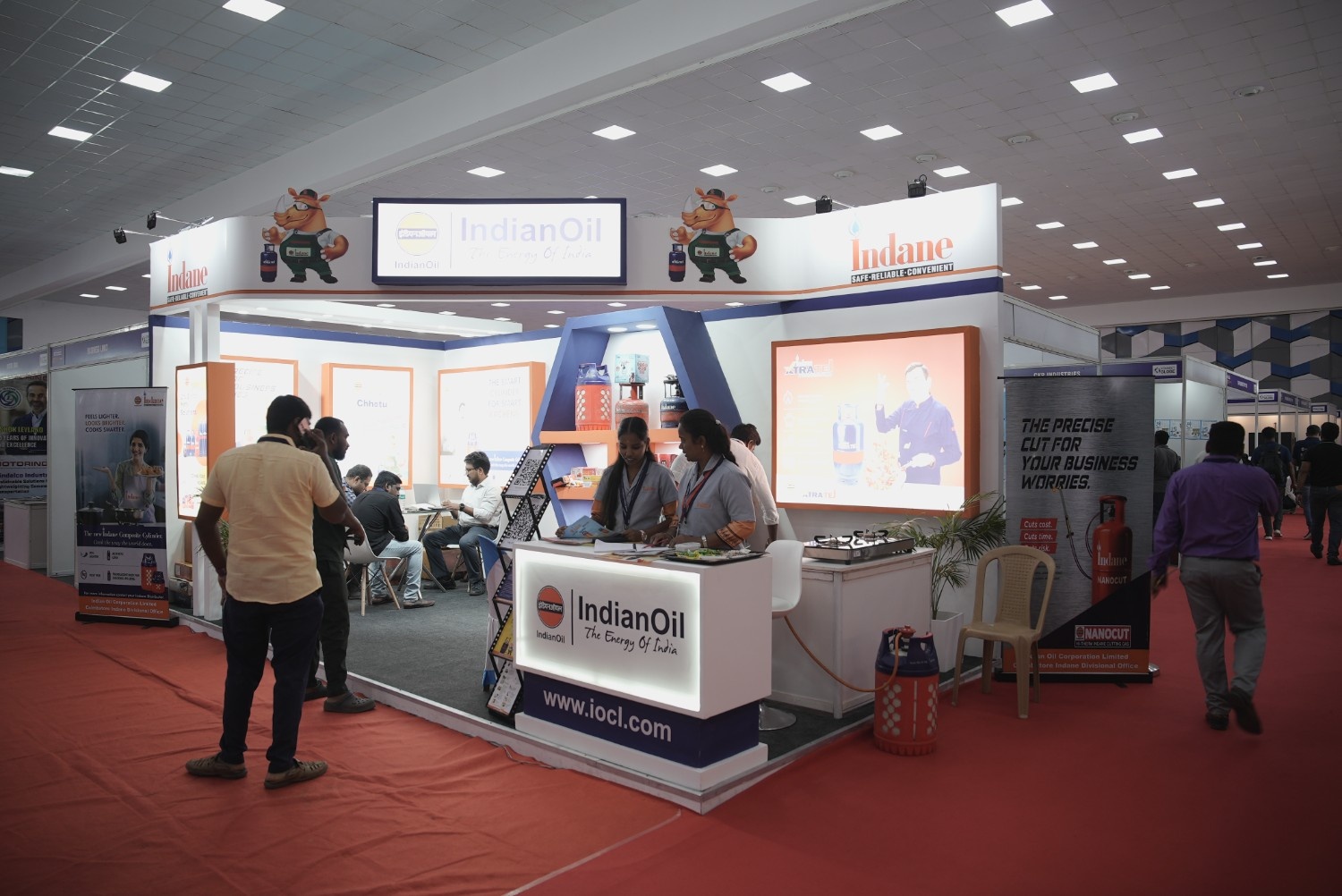 IndTec Expo exhibition hall